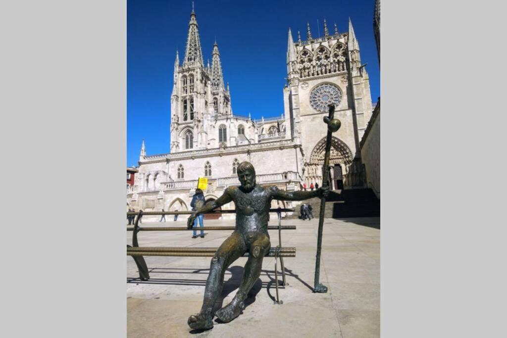 Tu Hogar En El Camino. Burgos Centro. Vut. Wifi Apartment Bagian luar foto